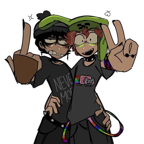 Goth Stan And Scenecore Kyle Artist By Mec0hlat Stan South Park