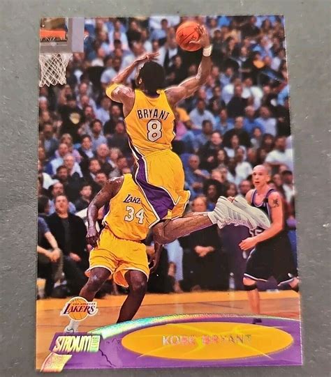 Topps Stadium Club Kobe Bryant Base Card Lakers Legend HOF 2001 34 EBay