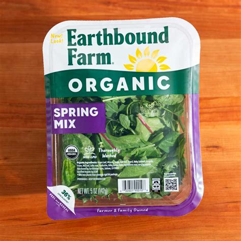 Earthbound Farm Organic Spring Mix Oz Smith Brothers Farms