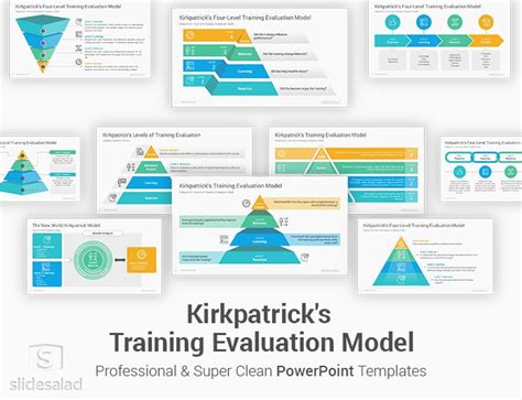 Kirkpatrick Training Evaluation Model PowerPoint Template - SlideSalad