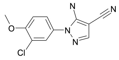 1176661 38 3 MFCD11921456 5 Amino 1 3 Chloro 4 Methoxy Phenyl 1H