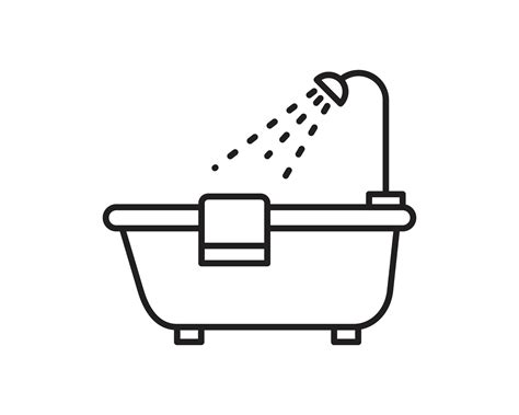 Bathtub Icon Vector Art, Icons, and Graphics for Free Download