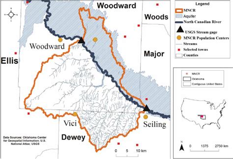 Canadian River Map