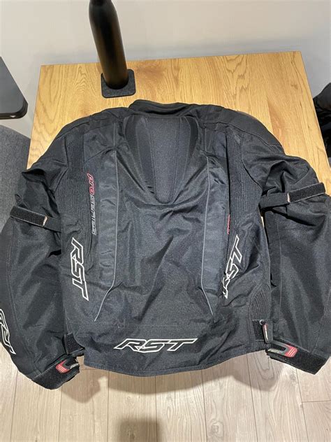 Rst Pro Series Paveway Ce Textile Jacket Motorbike Motorcycle Black