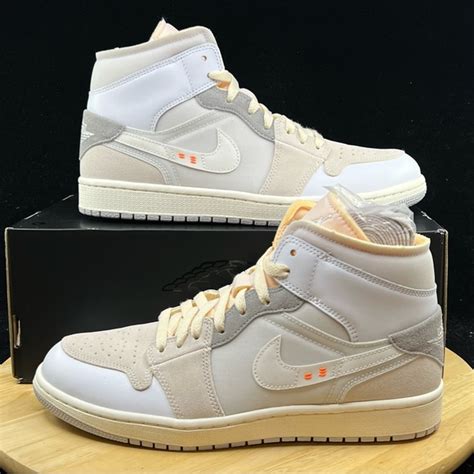 Jordan Shoes Nike Air Jordan Mid Se Craft Inside Out White Sail