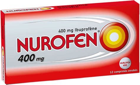 NUROFEN Ibuprofène 400 mg 12 comprimés Pharmacie parapharmacie