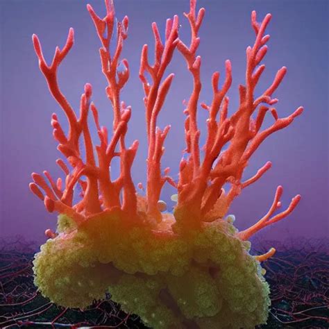 Coral Fungus By Beeple 2 A 8k Instax Film Rendered In Stable