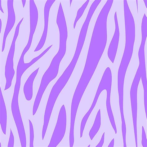 Purple Zebra Pattern Digital Art By Jasmeetha Chinniah