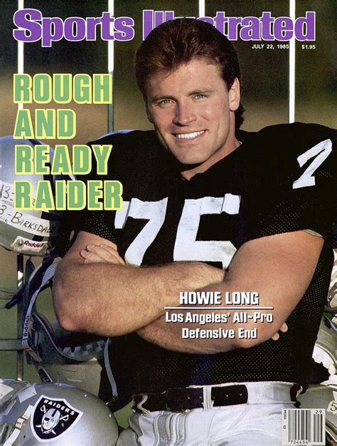 Los Angeles Raiders Howie Long Sports Illustrated Cover by Sports Illustrated