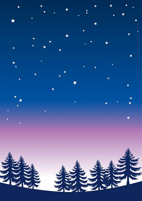 Night Sky Clipart | Beautiful Celestial Graphics for Your Projects