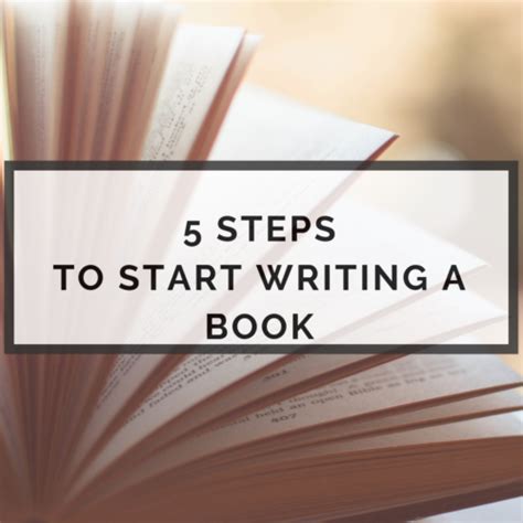 5 Steps To Writing A Book Artofit