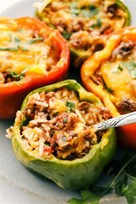 Air Fryer Stuffed Peppers Recipe The Recipe Critic