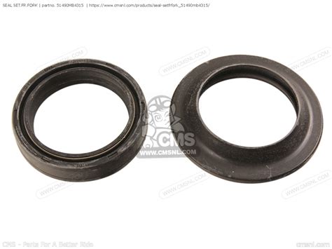 51490MB4315 Seal Set Fr Fork Honda Buy The 51490 MB4 315 At CMSNL