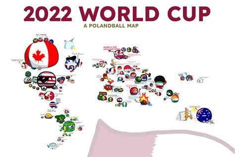 2022 World Cup Polandball Map! : r/polandball