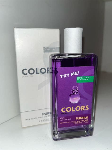 Perfume Benetton Colors Woman Purple Edt 80 Ml Mujer Venta Tester