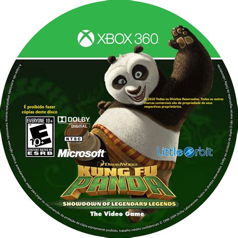 Label Kung Fu Panda Showdown Of Legendary Legends Xbox 360 Ultra