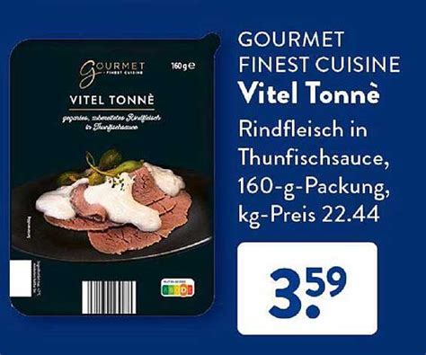 Gourmet Finest Cuisine Vitel Tonn Angebot Bei Aldi S D Prospekte De