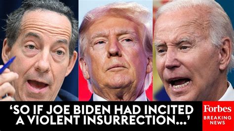 Jamie Raskin Tears Into House Gop Who Support Impeaching Biden— But Not