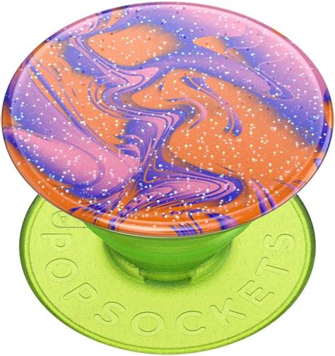 Amazon.com: PopSockets Phone Grip with Expanding Kickstand, Glitter PopGrip - Glitter Delight ...