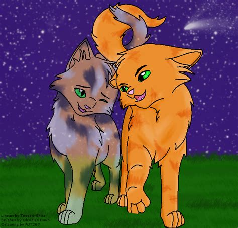 Firestar And Spottedleaf - Fanpop Anime Photo (19562956) - Fanpop