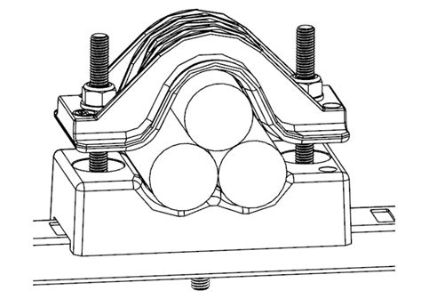 PANDUIT CCPLTR3745 X Plastic Trefoil Cable Cleat Instruction Manual