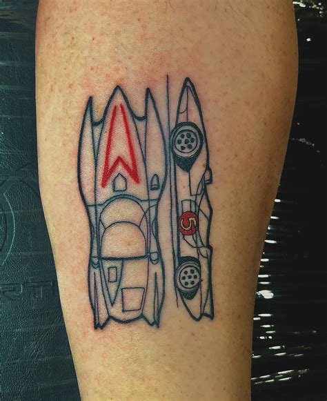 Speed Racer Neo Traditional Anime Tattoo By Binky Warbucks Iron Palm