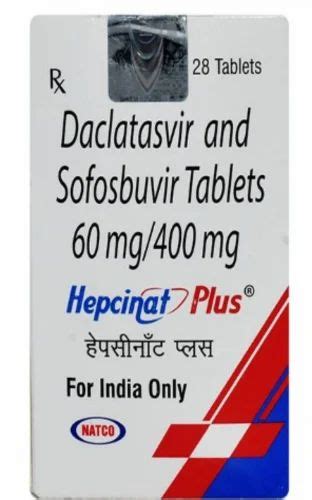 Sofosbuvir Daclatasvir Mg Mg Hepcinat Plus Tablets At Rs