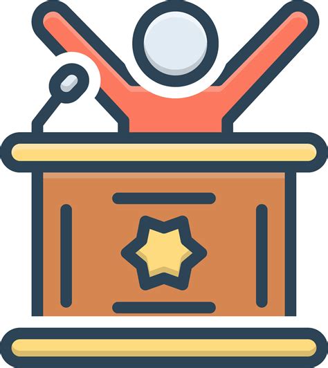 color icon for president 27533818 Vector Art at Vecteezy