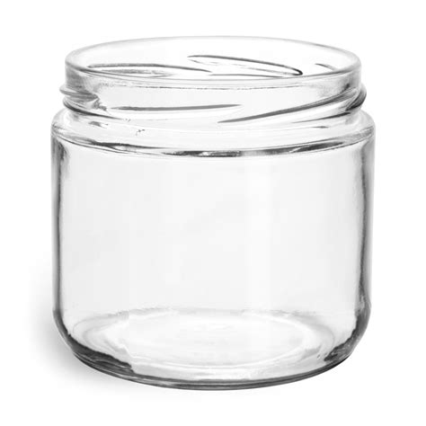 Sks Bottle And Packaging 12 Oz Clear Glass Jars Bulk Caps Not Included