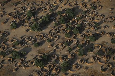 Village Near Lake Chad Chad Lake Chad Chad Africa Lake