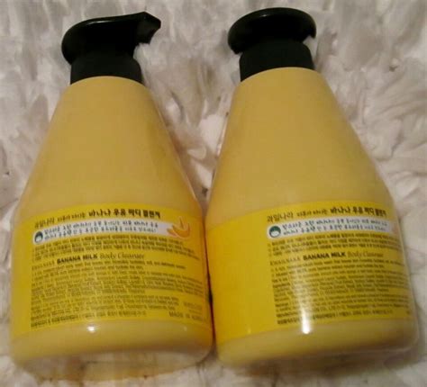 2 WELCOS KWAILNARA BANANA MILK BODY CLEANSER MOISTURIZING Ea 19 75 Oz