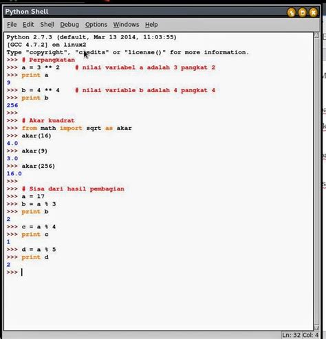 Cara Menulis Rumus Matematika Dalam Bahasa Pemrograman Python