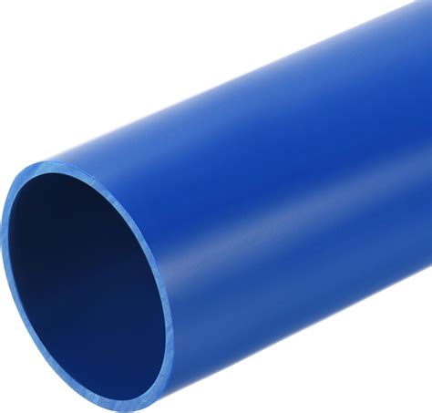 Uxcell Pvc Rigid Round Pipe Mm Id Mm Inch Od Mm Blue High