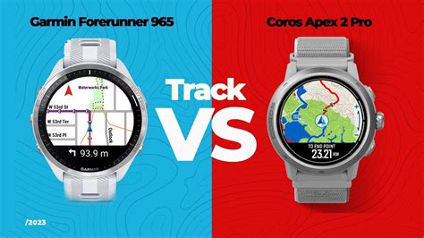 COMPARATIVA SIGUIENDO Un TRACK Garmin Forerunner 965 VS Coros Apex 2