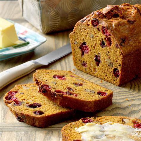 Cranberry Pumpkin Bread Recipe Taste Of Home