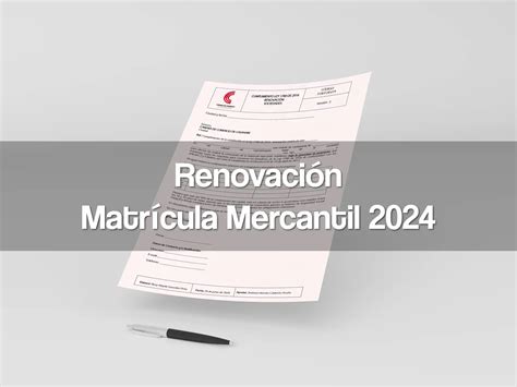 Ltimos D As Para Renovar La Matr Cula Mercantil En El Fundaci N