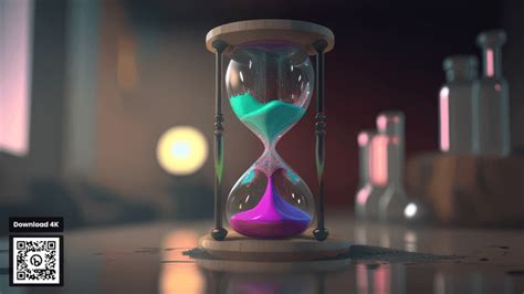 Hourglass With Colorful Sand Wallpaper [1920×1080] : r/wallpaper