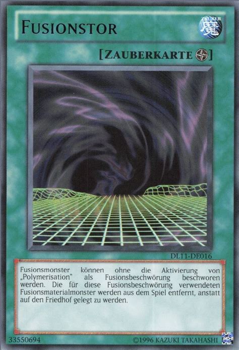 Recollectibles Sammelkarte Yugioh Karte Fusionstor V 4 Deutsch Yu Gi