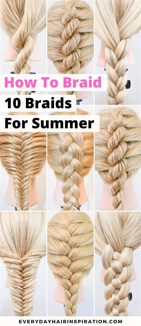 Hair For Beginners Easy Braid Step By Step Everyday Hair