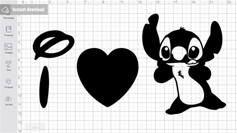 Stitch SVG Free Files Cricut