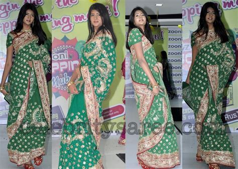 heavy work reception sari  zooni saree blouse patterns