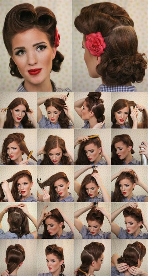 18 Wonderful Easy 50s Hairstyle Tutorial