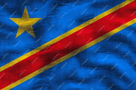 Drapeau National De La République Démocratique Du Congo Arrière-plan ...