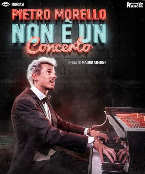 Non è un concerto Pietro Morello Pescara Teatro Massimo 24 25