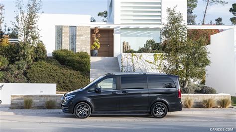 2019 Mercedes Benz V Class V300d Amg Line Color Graphite Grey Metallic Side Caricos