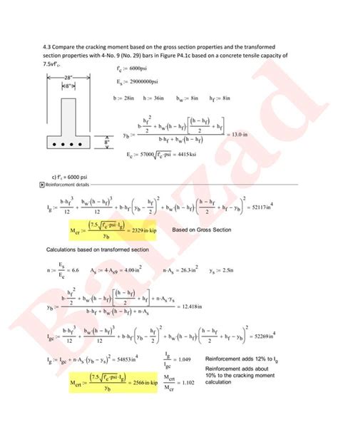 Instructor's Solutions Design of Concrete Structures – Arthur H. Nilson ...