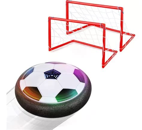 Juego De Pelota De Fútbol Flotante Con Luz Led Y 2 Goles Meses sin