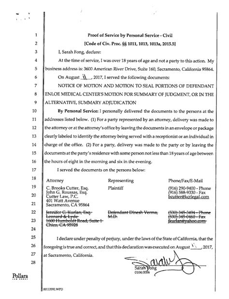 Enloe Medical Center S Motion To Seal Portions Of Defendant S Motion