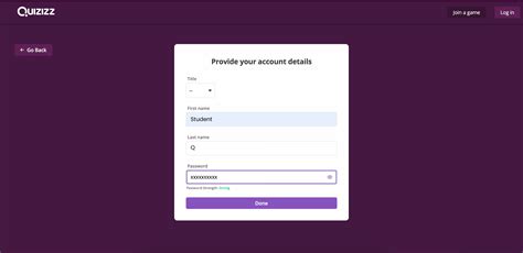 Create An Account As A Student On Quizizz Help Center