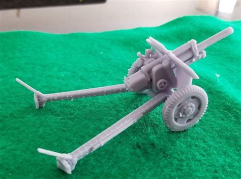 Soviet 122mm Howitzer Model 1938 M 30 For 28 Mm FDM And SLA Files